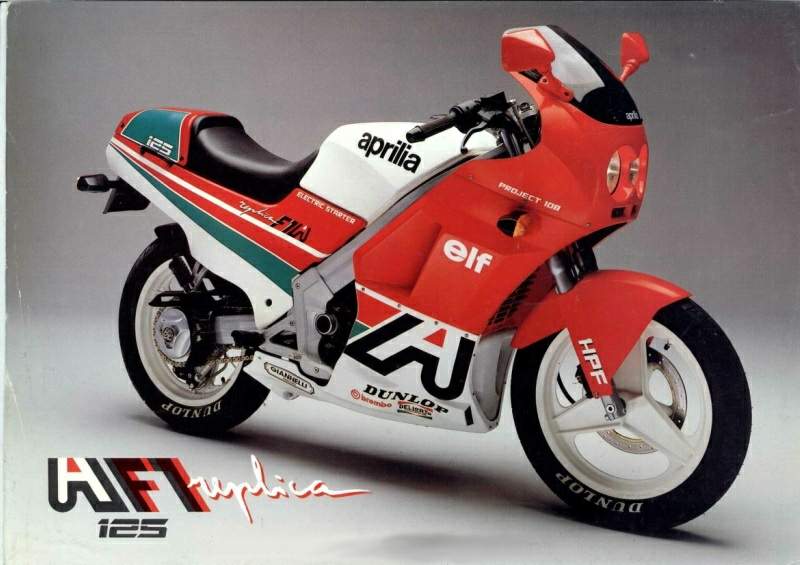 Мотоцикл Aprilia AF1 125 Project 108 Replica 1988 фото