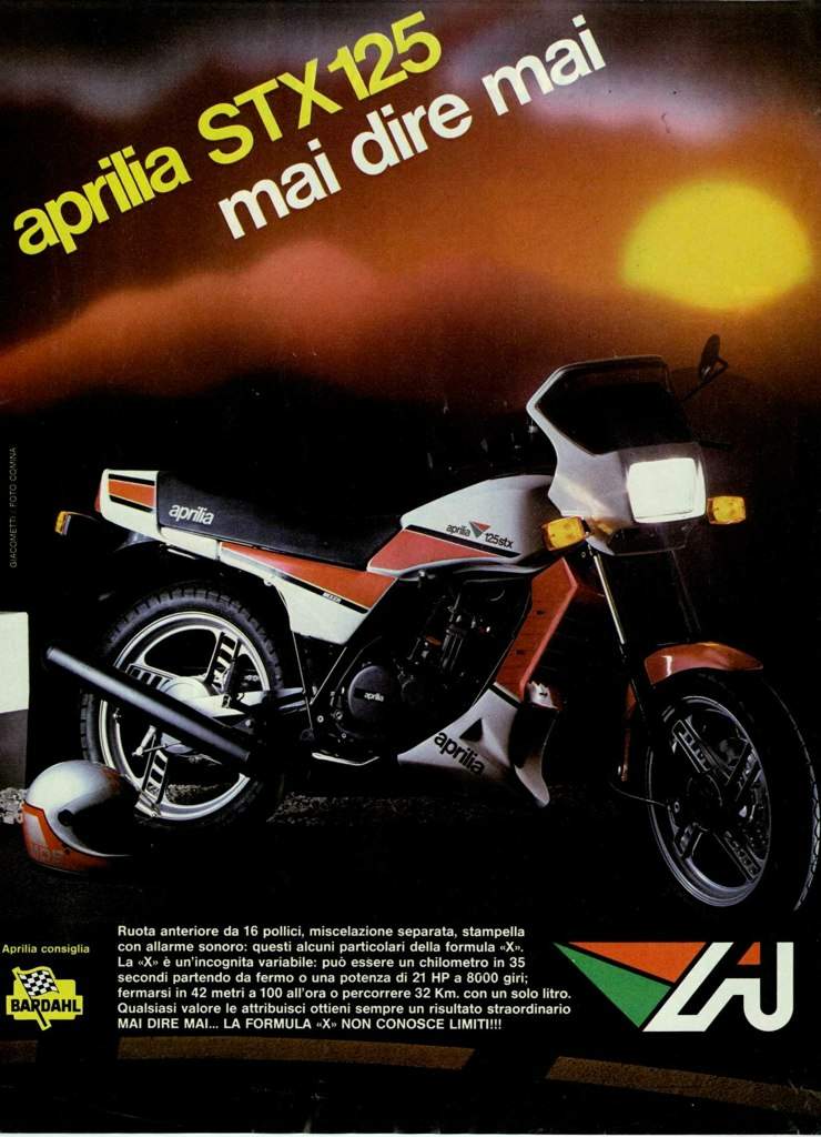 Мотоцикл Aprilia TX 125 1984 фото