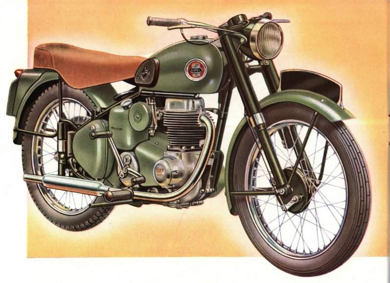 Мотоцикл Ariel LH 200 Colt 1954