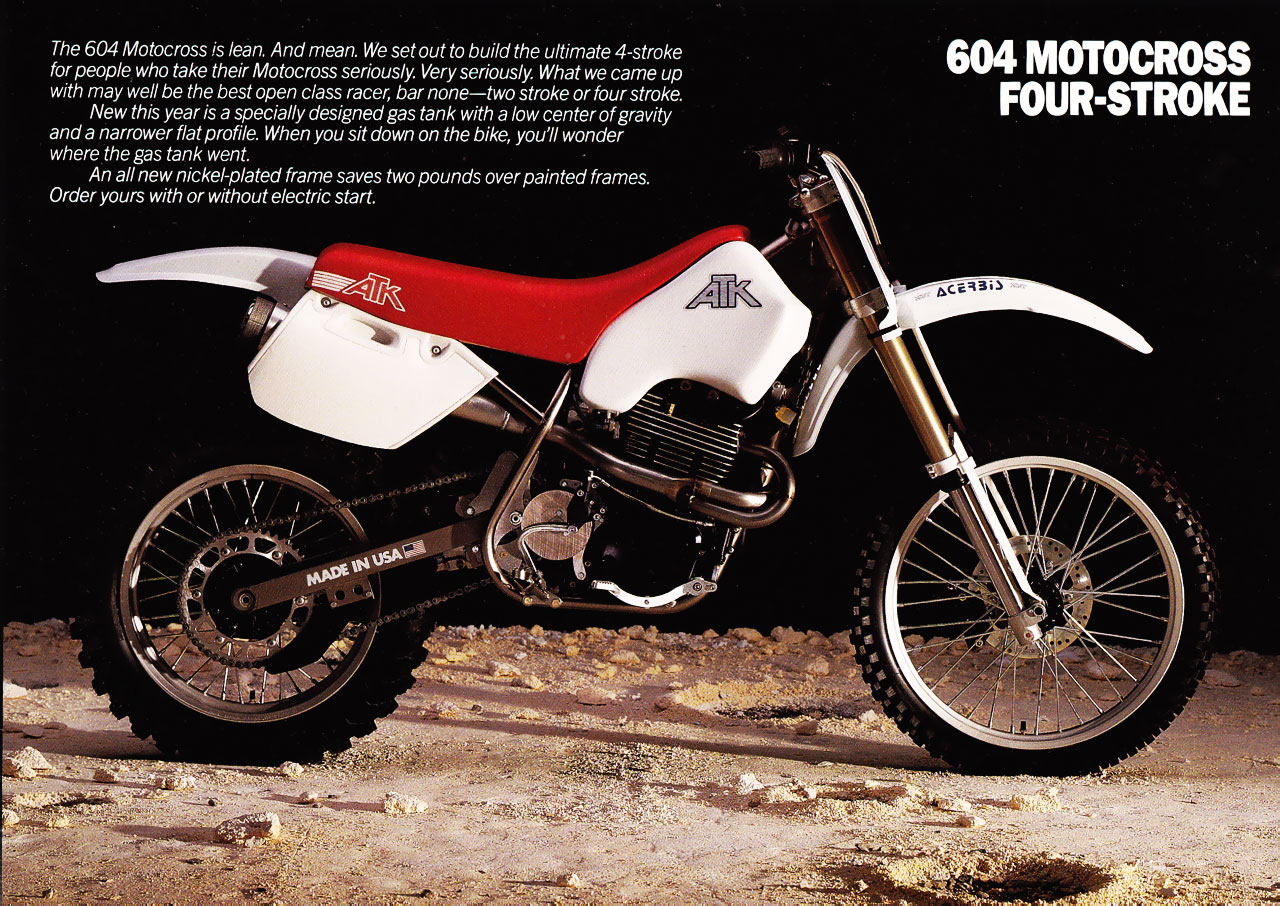 Мотоцикл ATK 604 MOTOCROSS 1990
