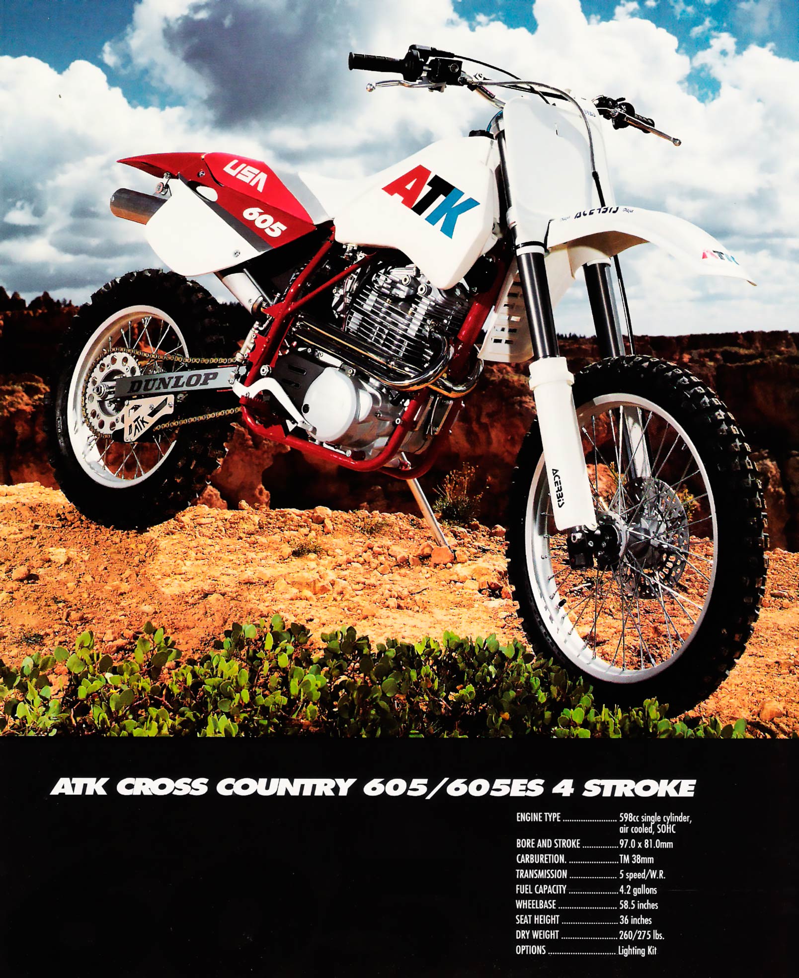 Мотоцикл ATK CROSS COUNTRY 605 1994