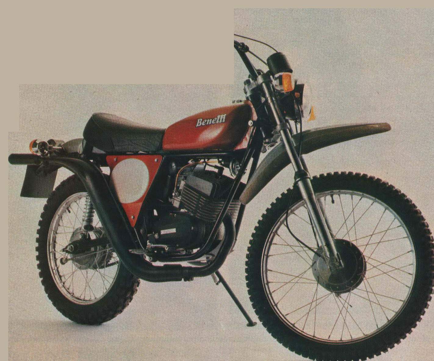 Мотоцикл Benelli 125 Enduro 1980