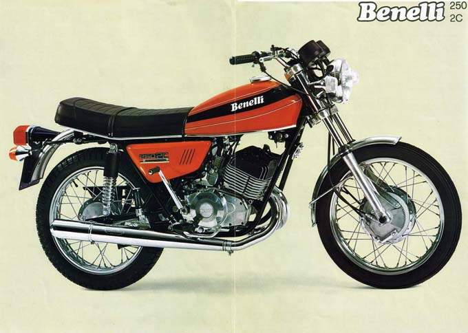 Мотоцикл Benelli 250 2C Phantom 1974 фото
