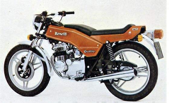 Мотоцикл Benelli 250 Quattro 1975 фото