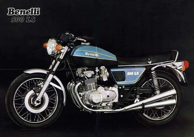Мотоцикл Benelli 500LS 1977 фото