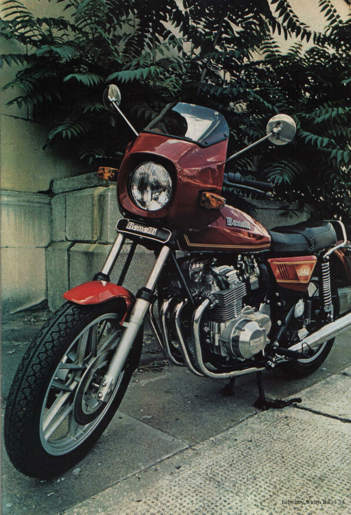 Мотоцикл Benelli 654 Turismo 1980 фото