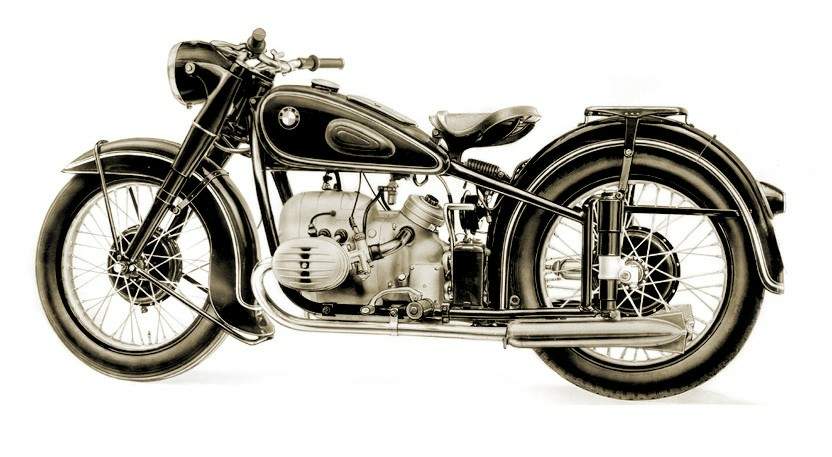 Мотоцикл BMW R 51/2 1950 фото