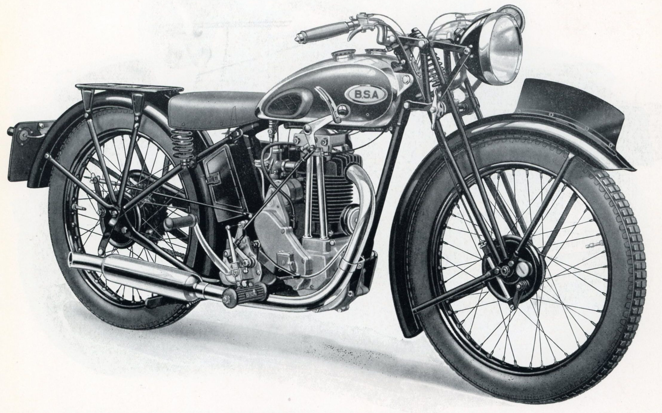 Мотоцикл BSA B 2 1933