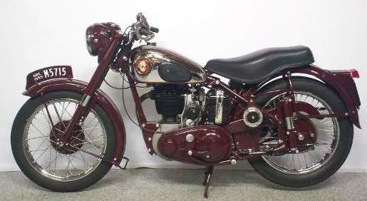 Мотоцикл BSA B 31 1949