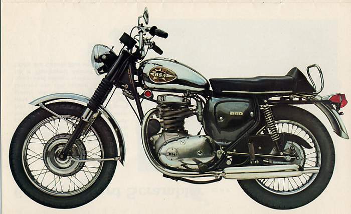 Мотоцикл BSA hunderbolt 1970
