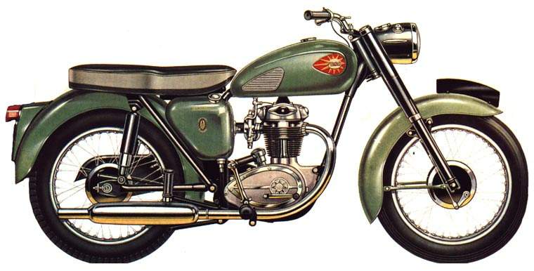 Мотоцикл BSA tar 1960