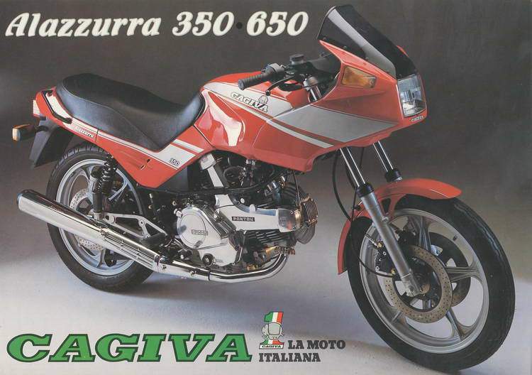 Мотоцикл Cagiva Alazzurra 350 1985 фото