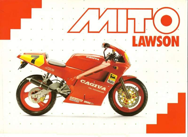 Мотоцикл Cagiva Mito I Lawson Replica 1992 фото