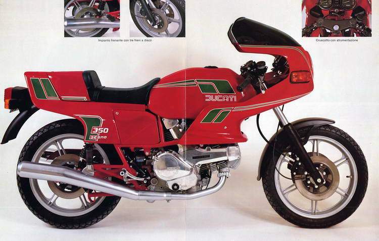 Мотоцикл Ducati 350TL 1983