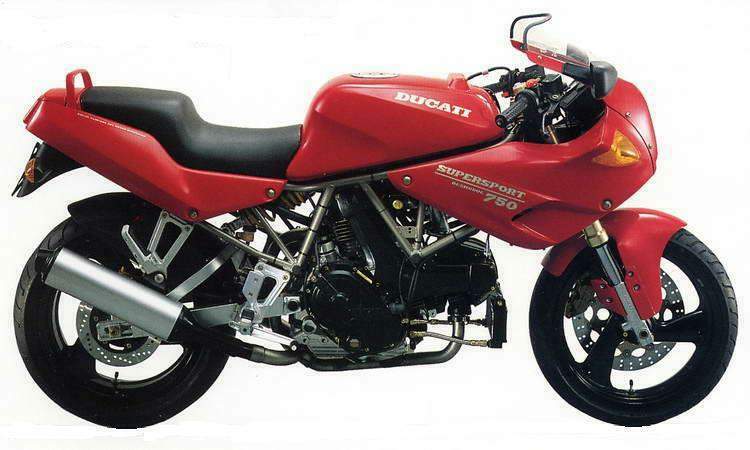 Мотоцикл Ducati 750SS Half Fairing 1993