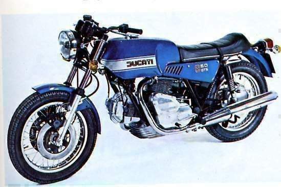 Мотоцикл Ducati 860GTS 1976 фото