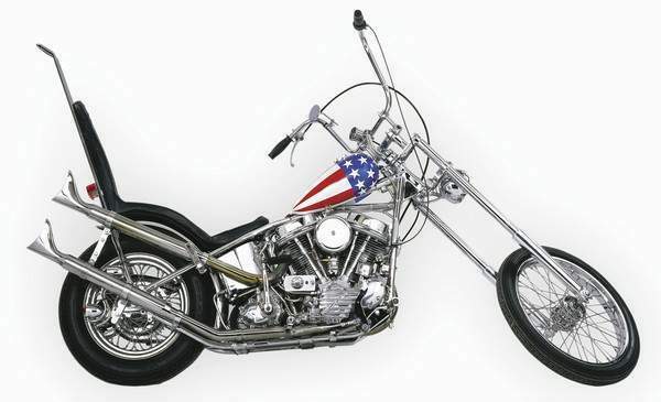 Мотоцикл Harley Davidson Easy Rider Captain America Chopper 1969 фото