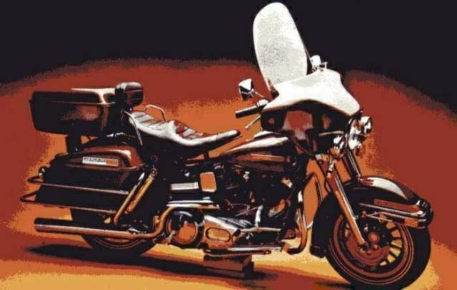 Мотоцикл Harley Davidson FLH 1200 Electra Glide 1974