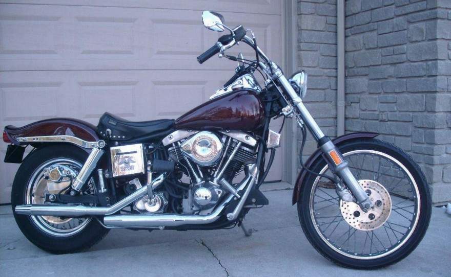 Мотоцикл Harley Davidson FXWG 1340 Wide Glide 1980 фото