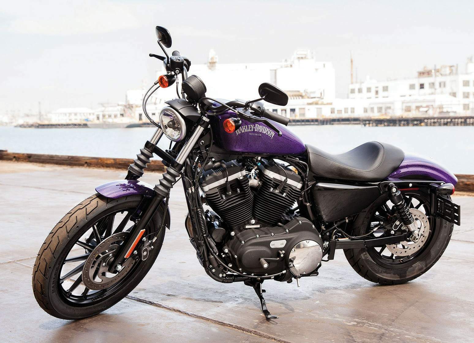 Фотография мотоцикла Harley Davidson XL 883N Iron 2014