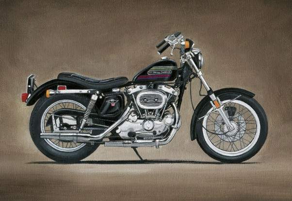 Мотоцикл Harley Davidson XLCH 1000 Sportster 1973 фото