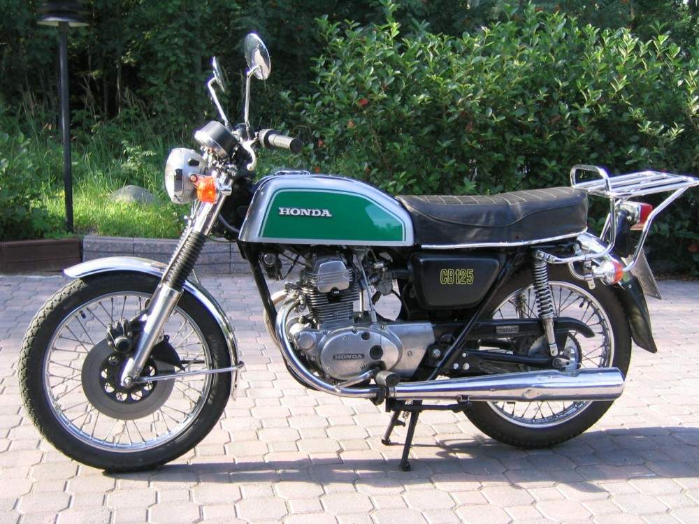 Мотоцикл Honda CB 125 1974 фото