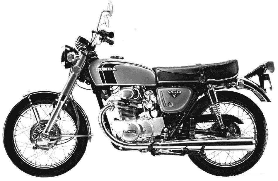Мотоцикл Honda CB 350 Super Sport 1970 фото