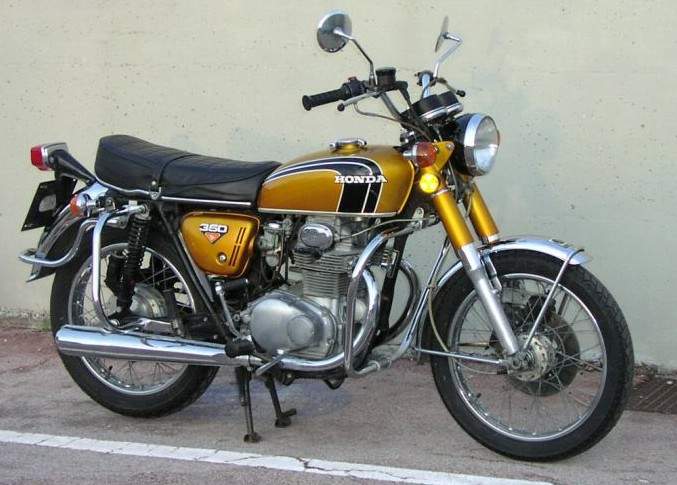 Мотоцикл Honda CB 350 Super Sport 1972 фото