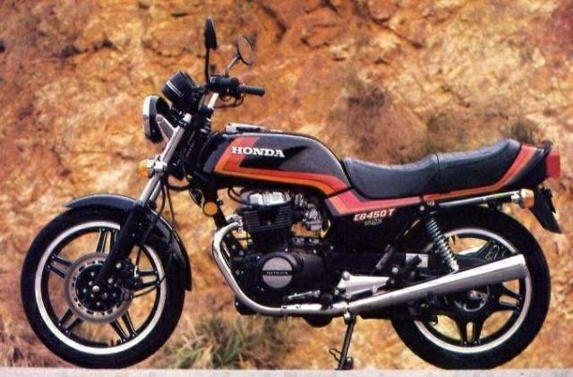 Мотоцикл Honda CB 450T 1982 фото