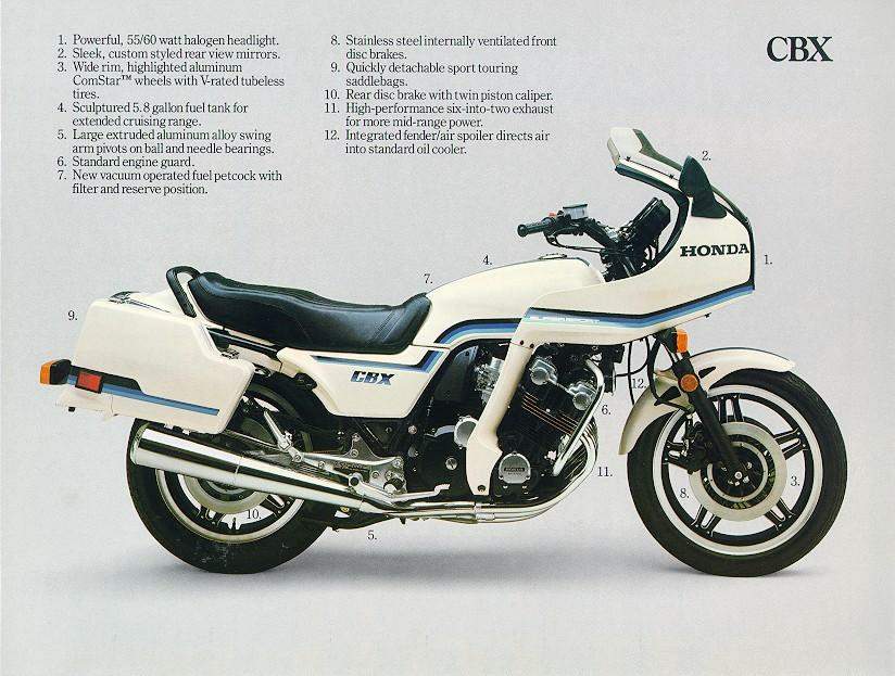 Мотоцикл Honda CBX 1000 C Pro Link 1982 фото