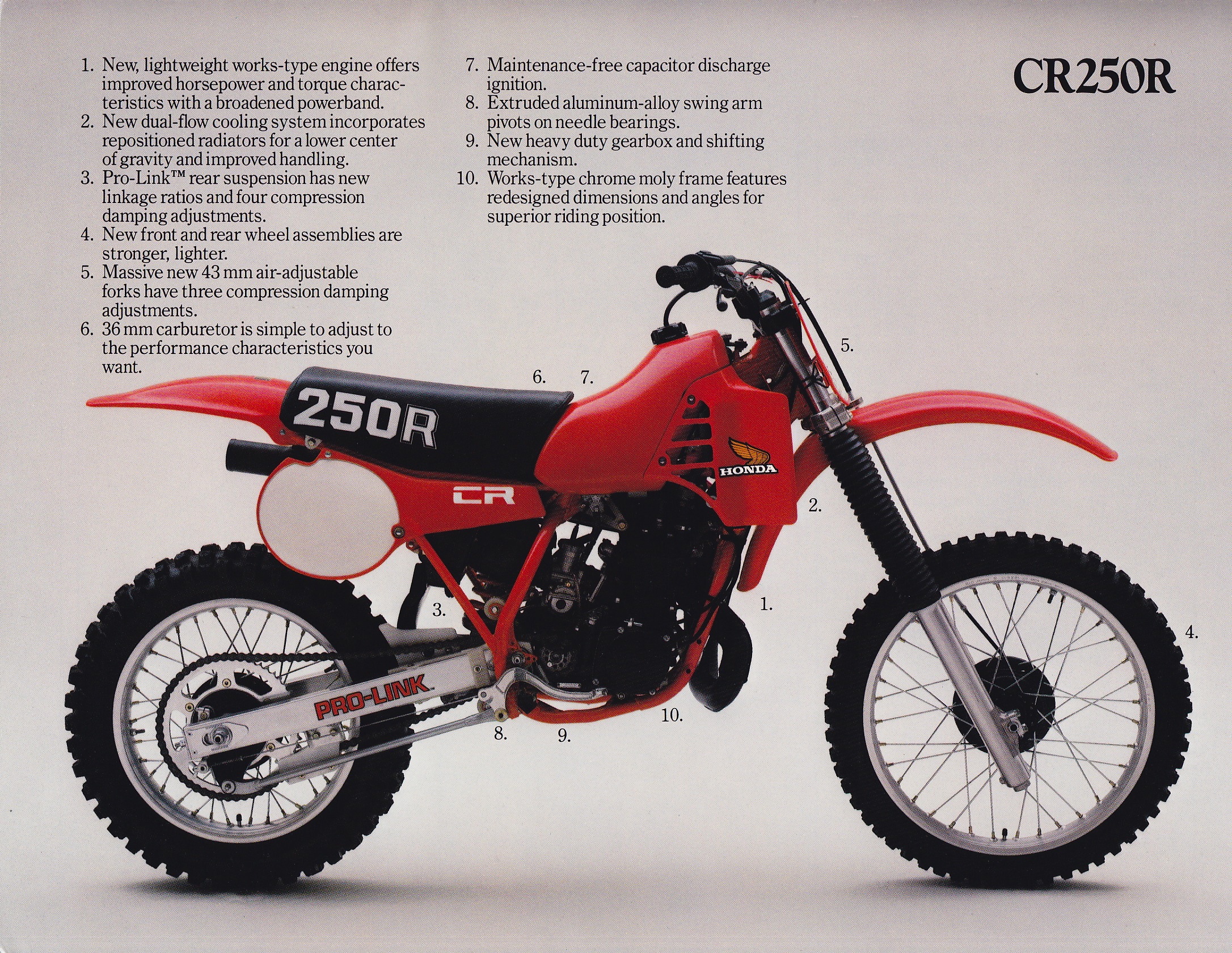 Мотоцикл Honda CR 250 R 1982