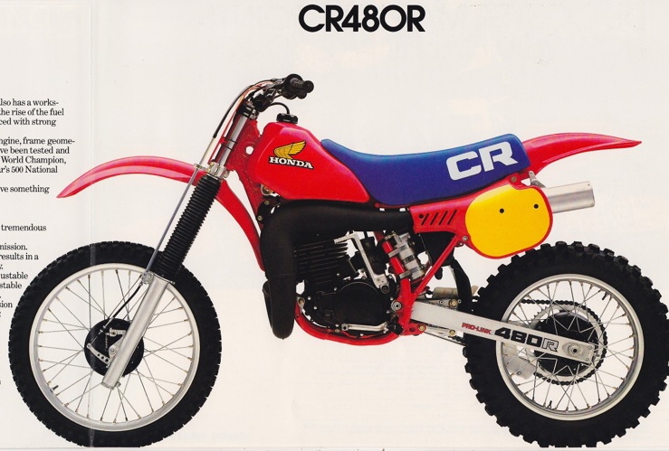 Мотоцикл Honda CR 480 R 1983