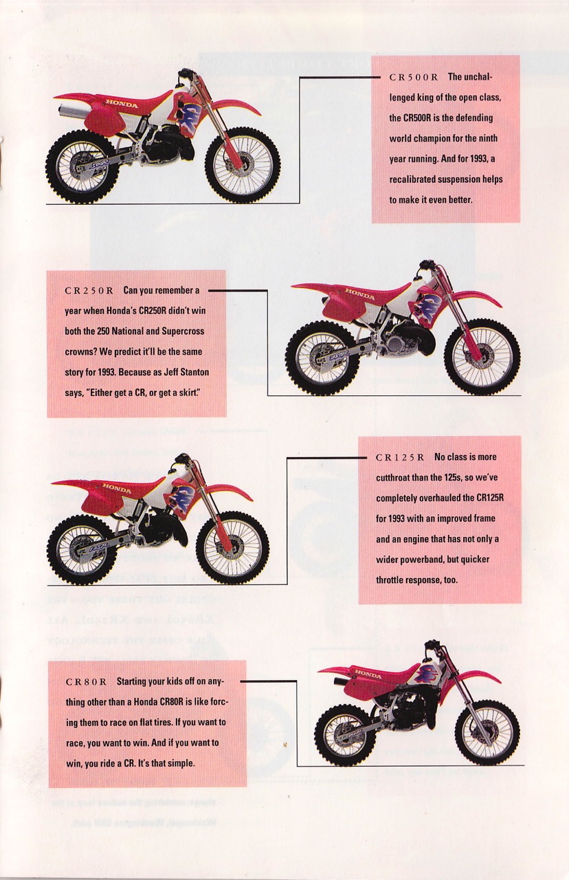 Мотоцикл Honda CR 80 R 1993