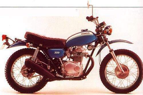 Мотоцикл Honda SL 350 1970 фото