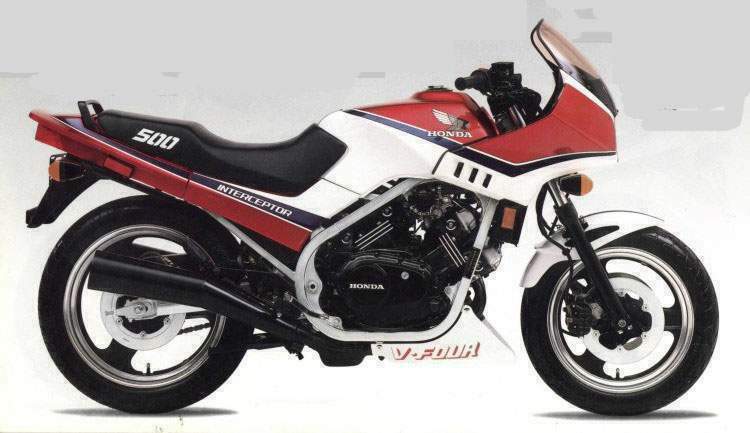 Мотоцикл Honda VF 500F Interceptor 1984 фото