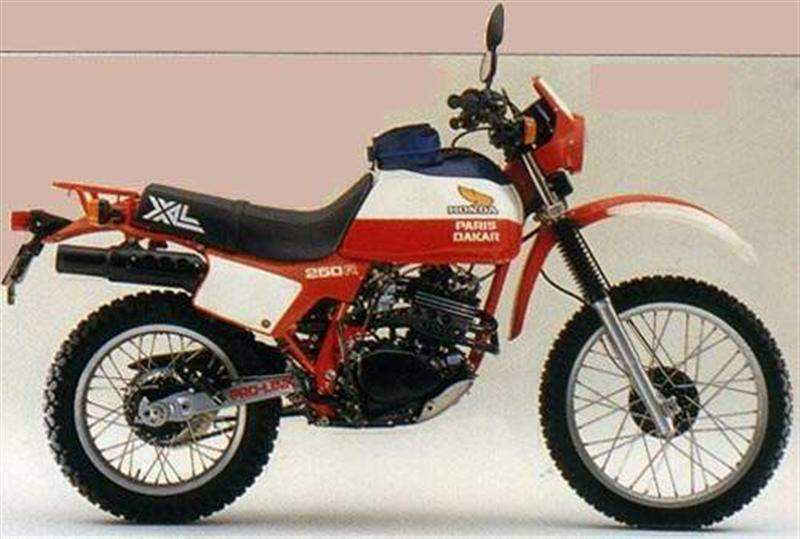 Мотоцикл Honda XL 250R Paris Dakar 1982 фото