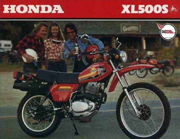 Мотоцикл Honda XL 500S 1979 фото