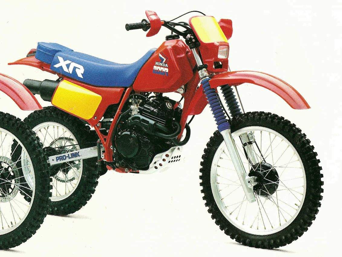 Мотоцикл Honda XR 200R 1985 фото