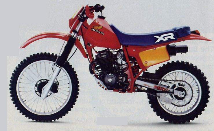 Мотоцикл Honda XR 250R 1983 фото