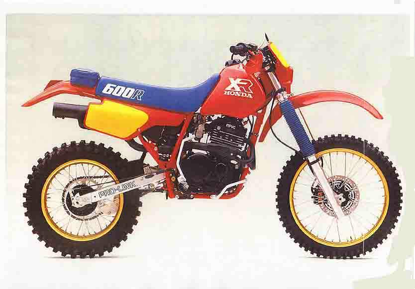 Мотоцикл Honda XR 600R 1986 фото