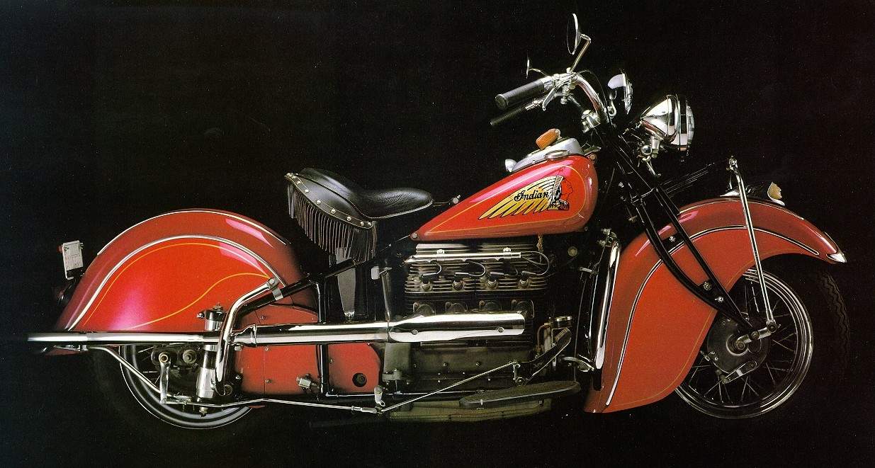 Мотоцикл Indian Four 1940 фото