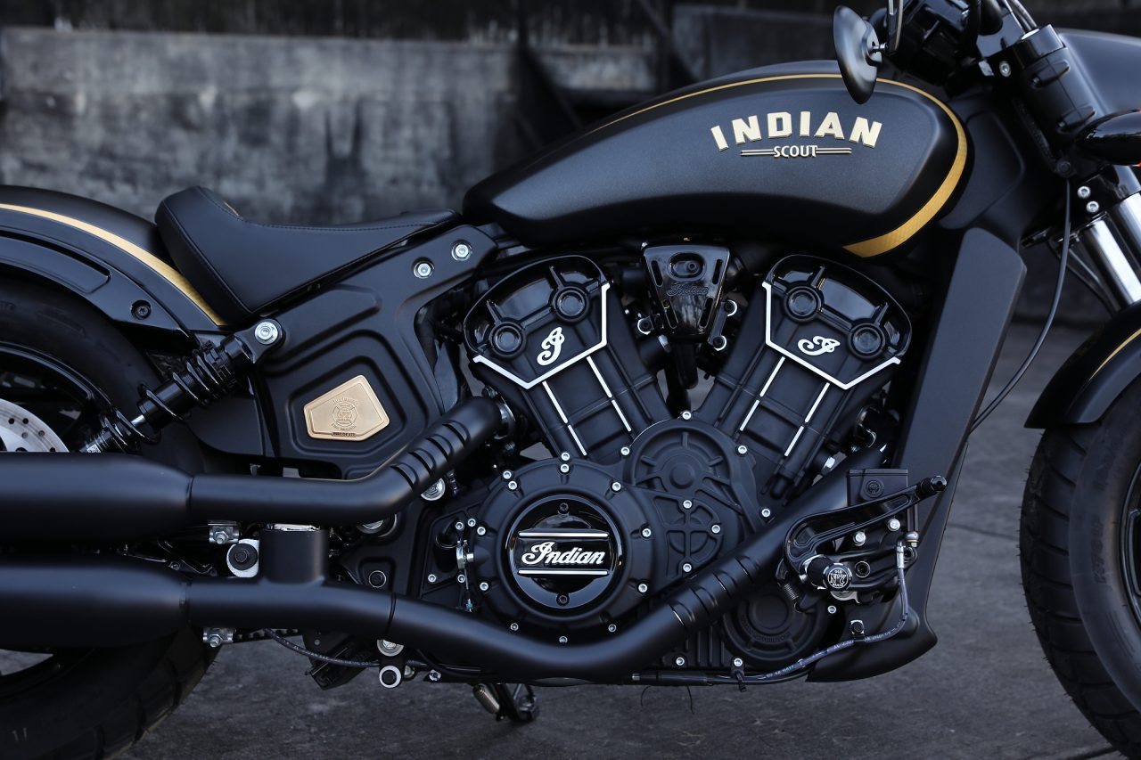 Мотоцикл Indian Scout Bobber i Jack Daniels Limited Edition 2018