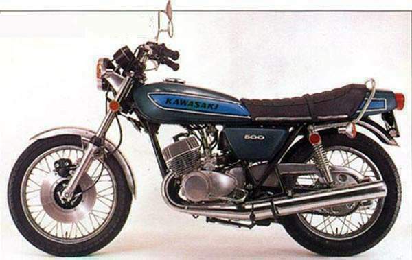 Мотоцикл Kawasaki 500 Mach III 1971 фото
