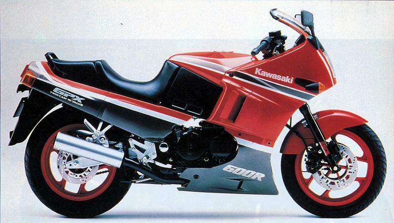 Мотоцикл Kawasaki GPX 600R Ninja 1985 фото