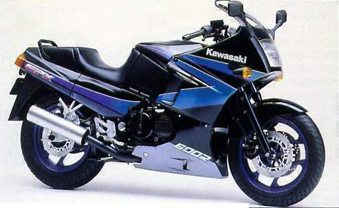 Мотоцикл Kawasaki GPX 600R Ninja 1987 фото