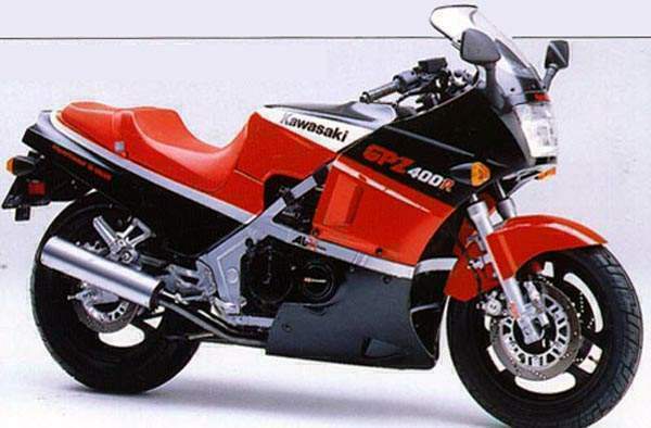 Мотоцикл Kawasaki GPz 400R 1985 фото