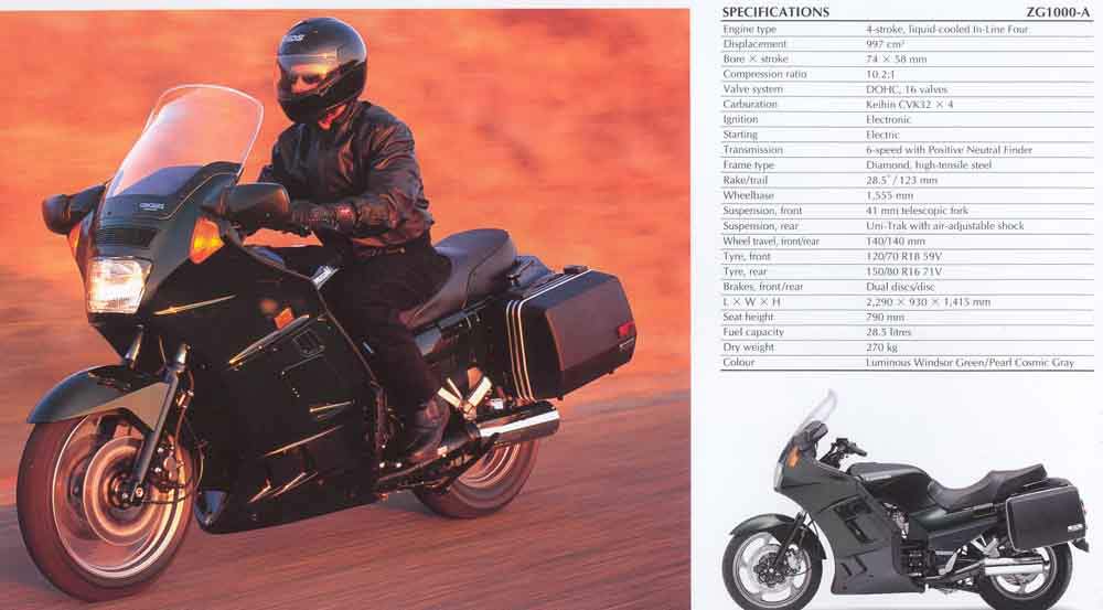 Мотоцикл Kawasaki GTR 1000 1997 фото