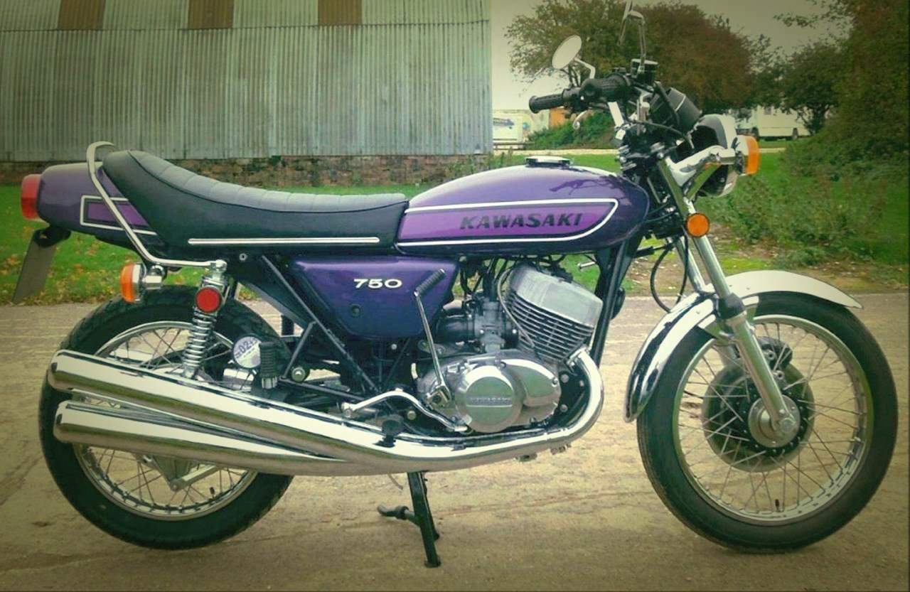 Мотоцикл Kawasaki H2 750 Mach IV 1975 фото