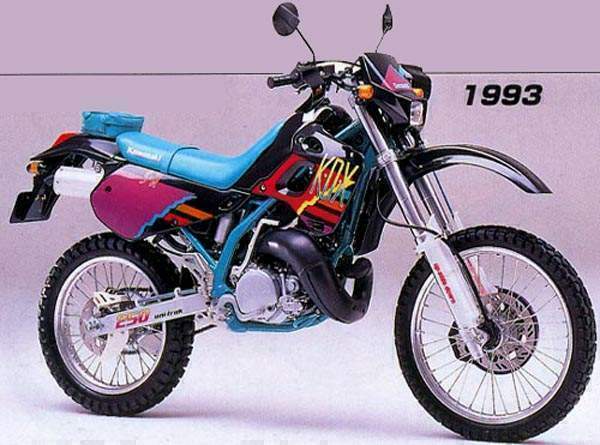 Мотоцикл Kawasaki KDX 250R 1992 фото