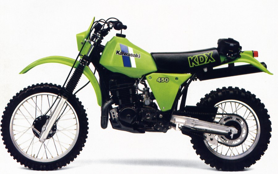 Мотоцикл Kawasaki KDX 450 1980
